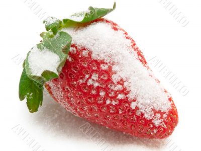 strawberry in sugar