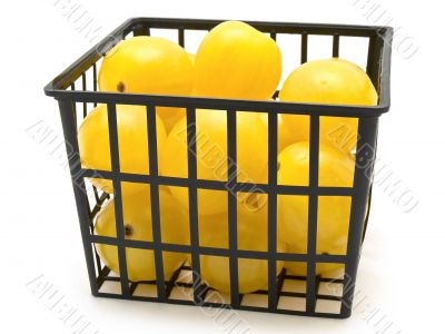 small tomatoesin the basket