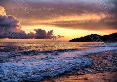 Sunset at Black Sea