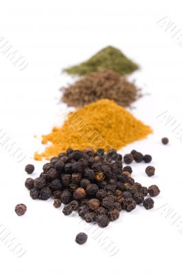 various spices