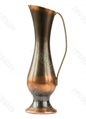 Old copper vase