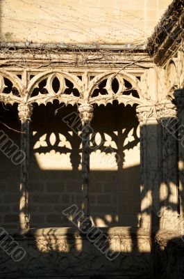 detail of columns palace