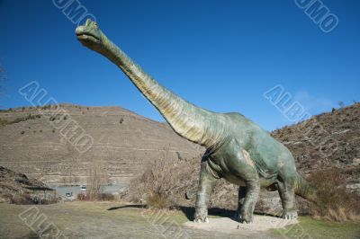 side of great dinosaur