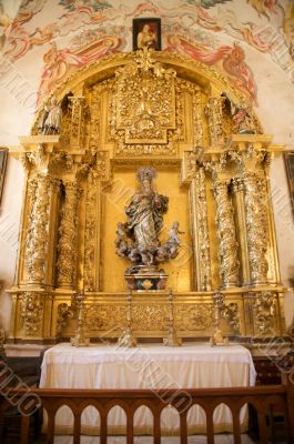 virgin at altar