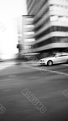Car driving in City