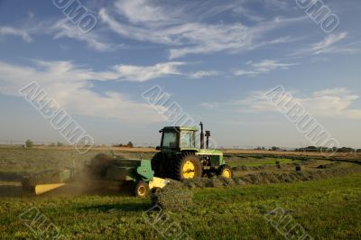 Tractor on Field