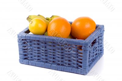 basket with fruits