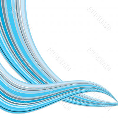 blue modern wave
