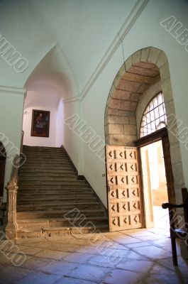 stairs and door