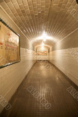 ancient underground corridor