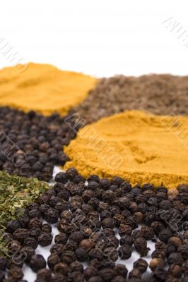 various spices