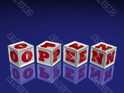 OPEN 3d blockes