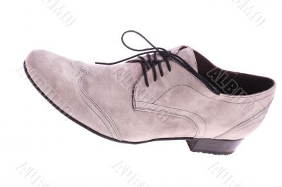 Leather men`s shoe