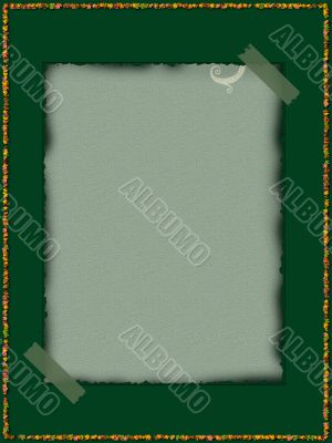 Green Forest Wall Poster Design
