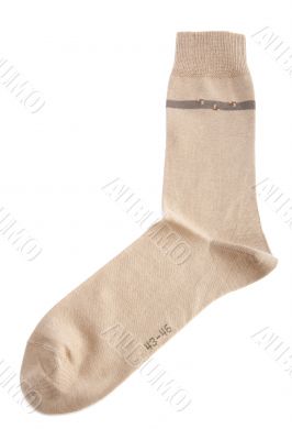 socks on white macro