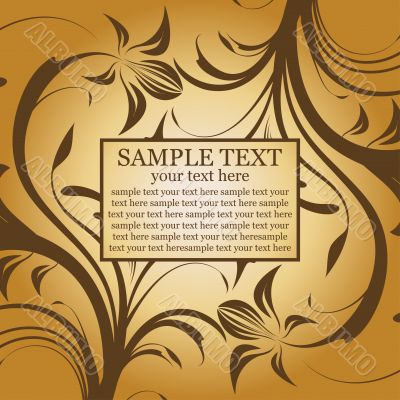 Abstract floral background