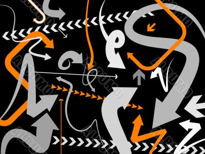 vector arrows background