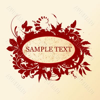 Abstract floral background