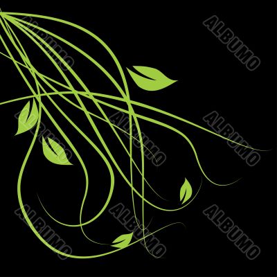 Abstract floral background