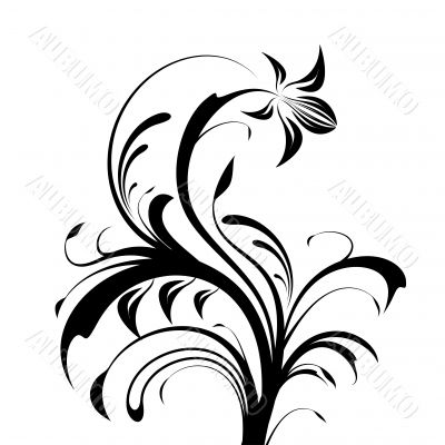 Abstract floral background