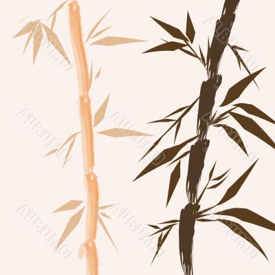 design of chinese bamboo trees