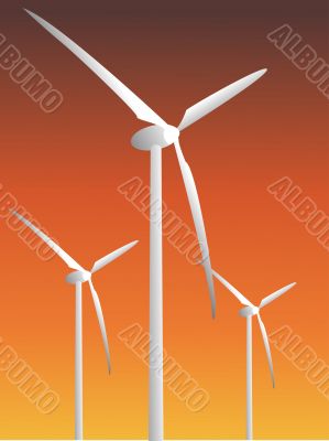 Wind power plants