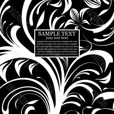Abstract floral background