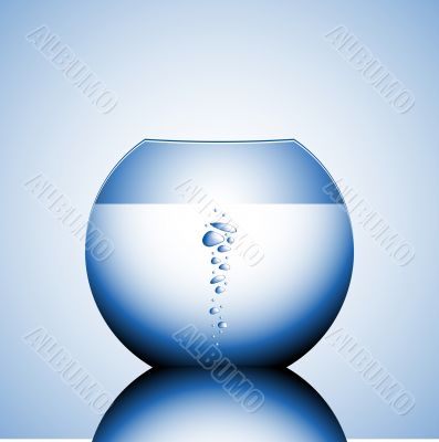 bubbles in a bowl
