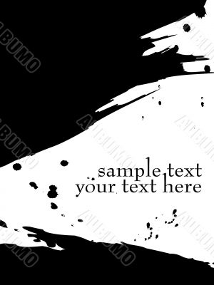 grunge colorful splashing, vector illustration
