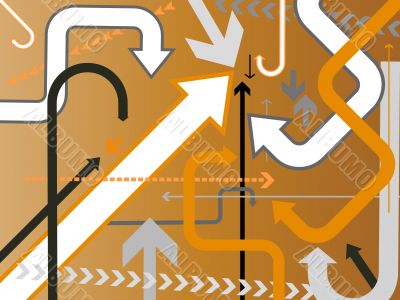 vector arrows background