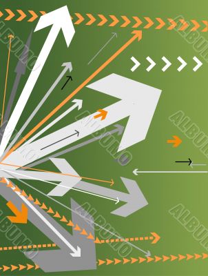 background with lots of arrows