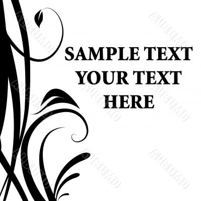 Abstract floral background