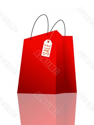 Red shopping bag