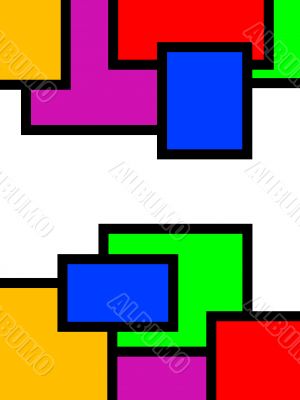 colorful geometrical abstract background