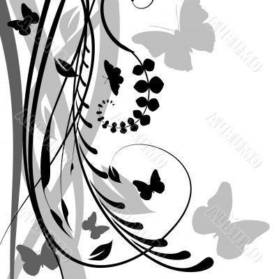 Abstract floral background