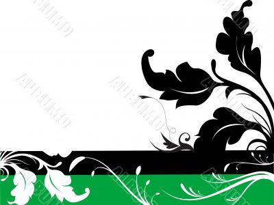 Abstract floral background