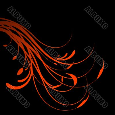 Abstract floral background