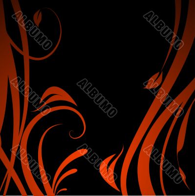 Abstract floral background