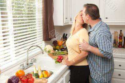 Happy Couple Enjoying An Eveing