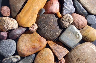 abstract background with colorful stones