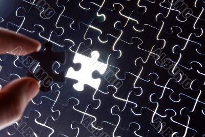 abstract puzzle background