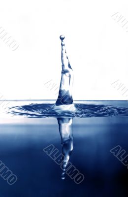 Water drop splash