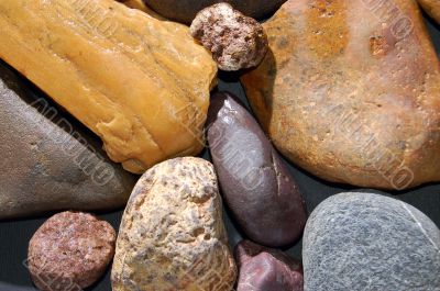 abstract background with colorful stones