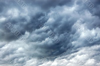 dark gray dramatic sky