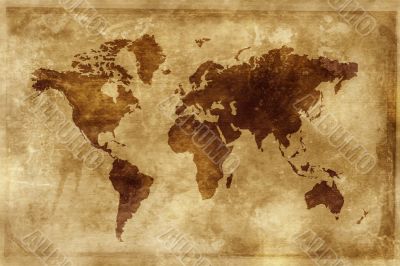 MAP OF THE WORLD