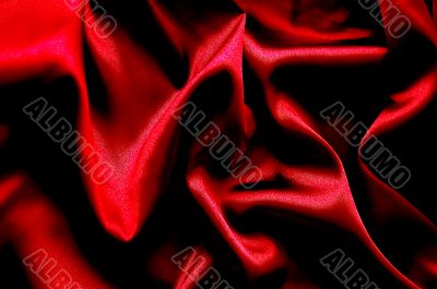 red satin background