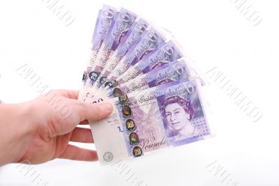 money in hand