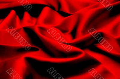 Elegant red satin