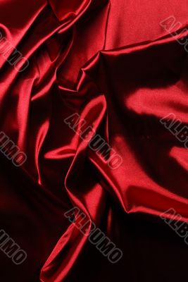 Elegant red satin