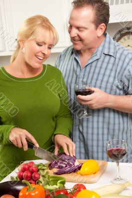 Happy Couple Enjoying An Evening